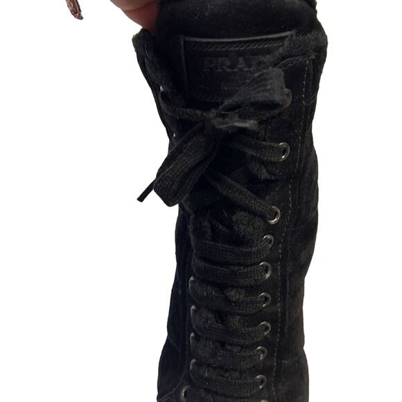 #PRADA Black Booties 38.5 - Picture 2 of 8